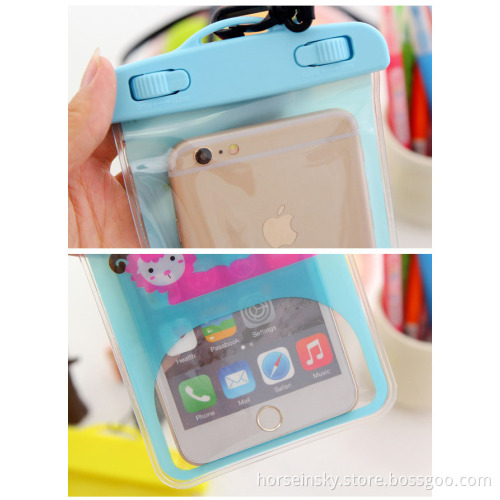High quality Clear Waterproof Pouch Bag Dry Case Cover For All Cell Phone Camera Mobile phone waterproof Cover